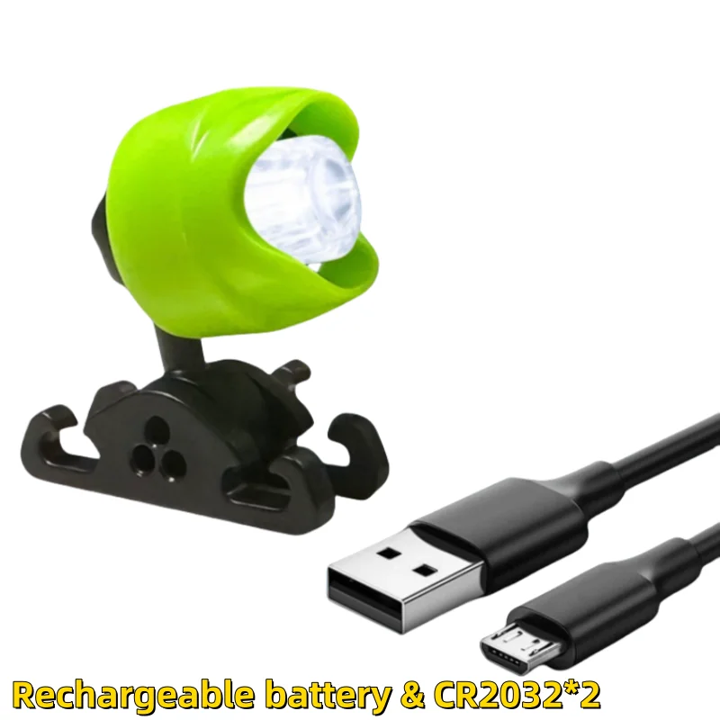 Rts Shoes Taillight Mini Crocs Shoes Headlights Charms Flashlight clog charms Headlights for Waterproof spot hiking and camping