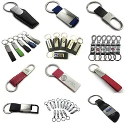 Creative promotional gifts, custom logo keychain, car logo keychain high quality leather keychain