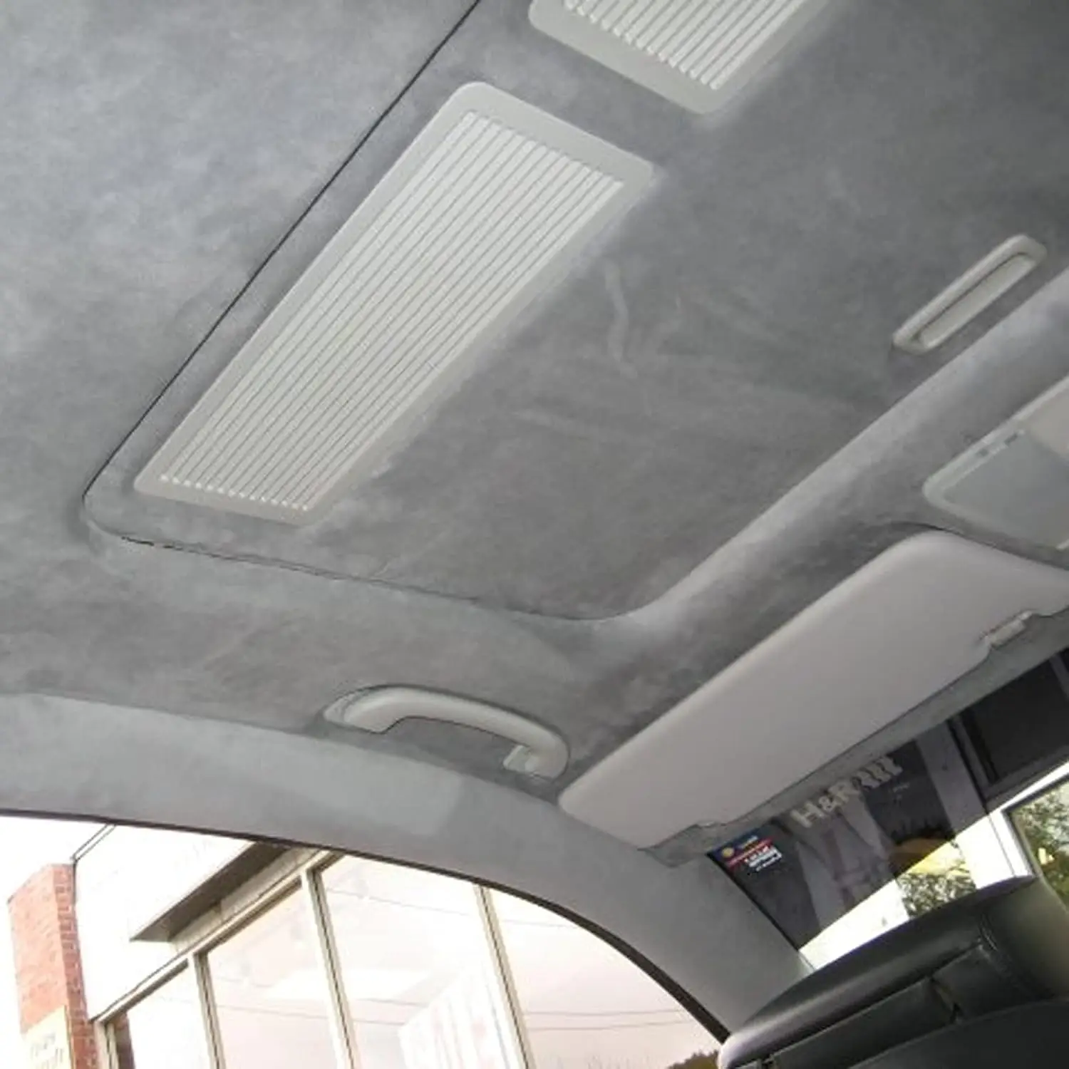 Dark Grey car interior film alcantara wrap alcantara sticker car wrapping color changing water sensitive sticker In Hot Sales