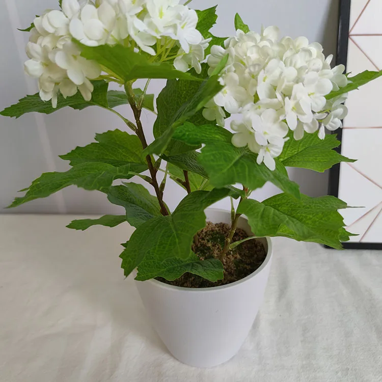 Decorative Indoor Garden Mini Plastic Flower Potted Levitating Bonsai Plants