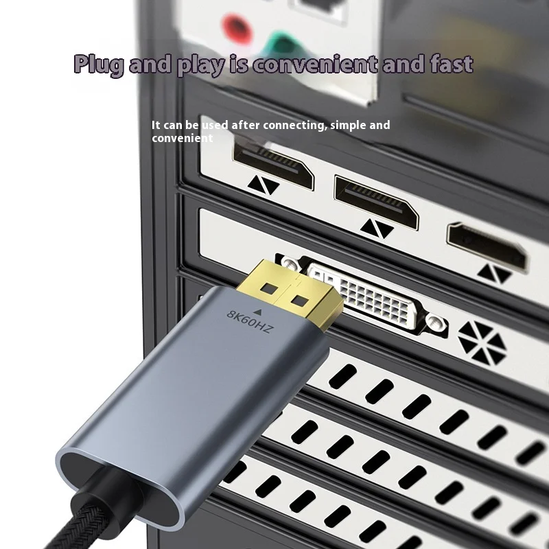 Кабель-адаптер type-c для dp 8 к60гц