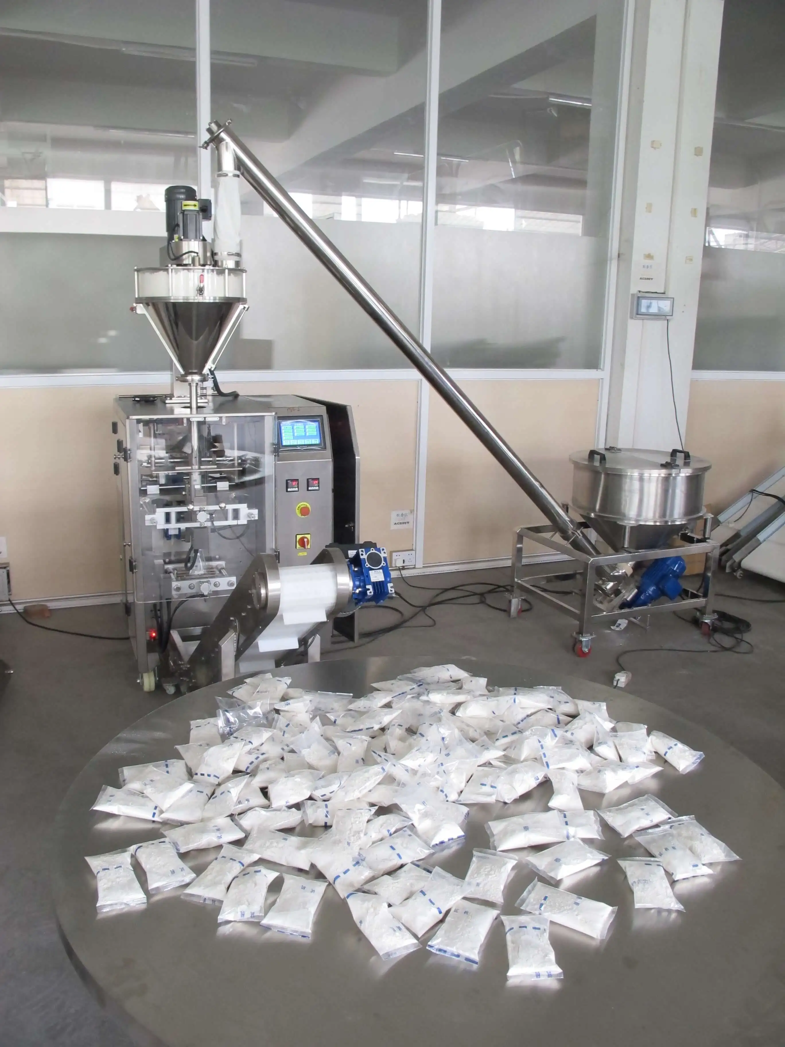 Spices powder filling packing machine auger filler 1kg flour/powder packing machine for flour