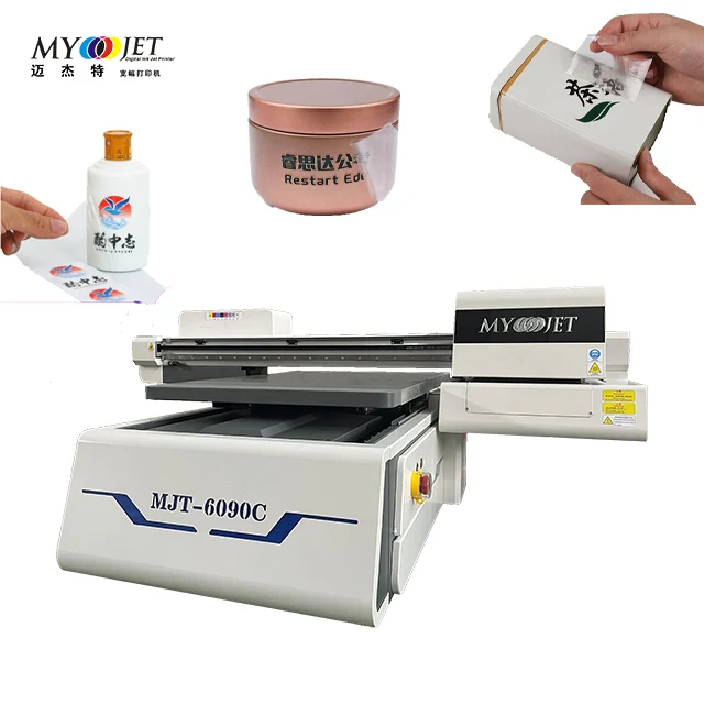 MYJET 6090c printer uv printing machine 160mm flatbed small businesses well known brand high quality accessories