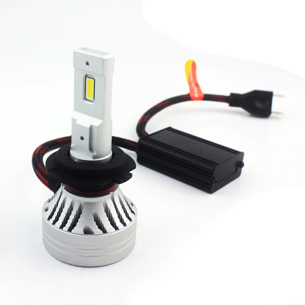 New arrival H7 CANBUS LED headlight with G-XP chips 55W 10000LM high quality copper tube PCB for car headlight