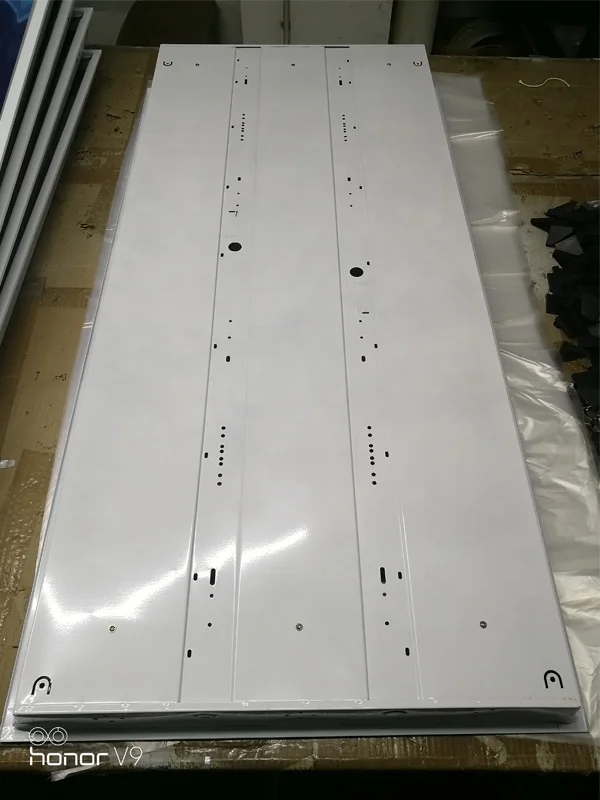 Indoor lighting T5 T8 grille lamp embedded 3x40w I type V type 1.2m louver light 2x4ft T8 fluorescent grille lighting fixture