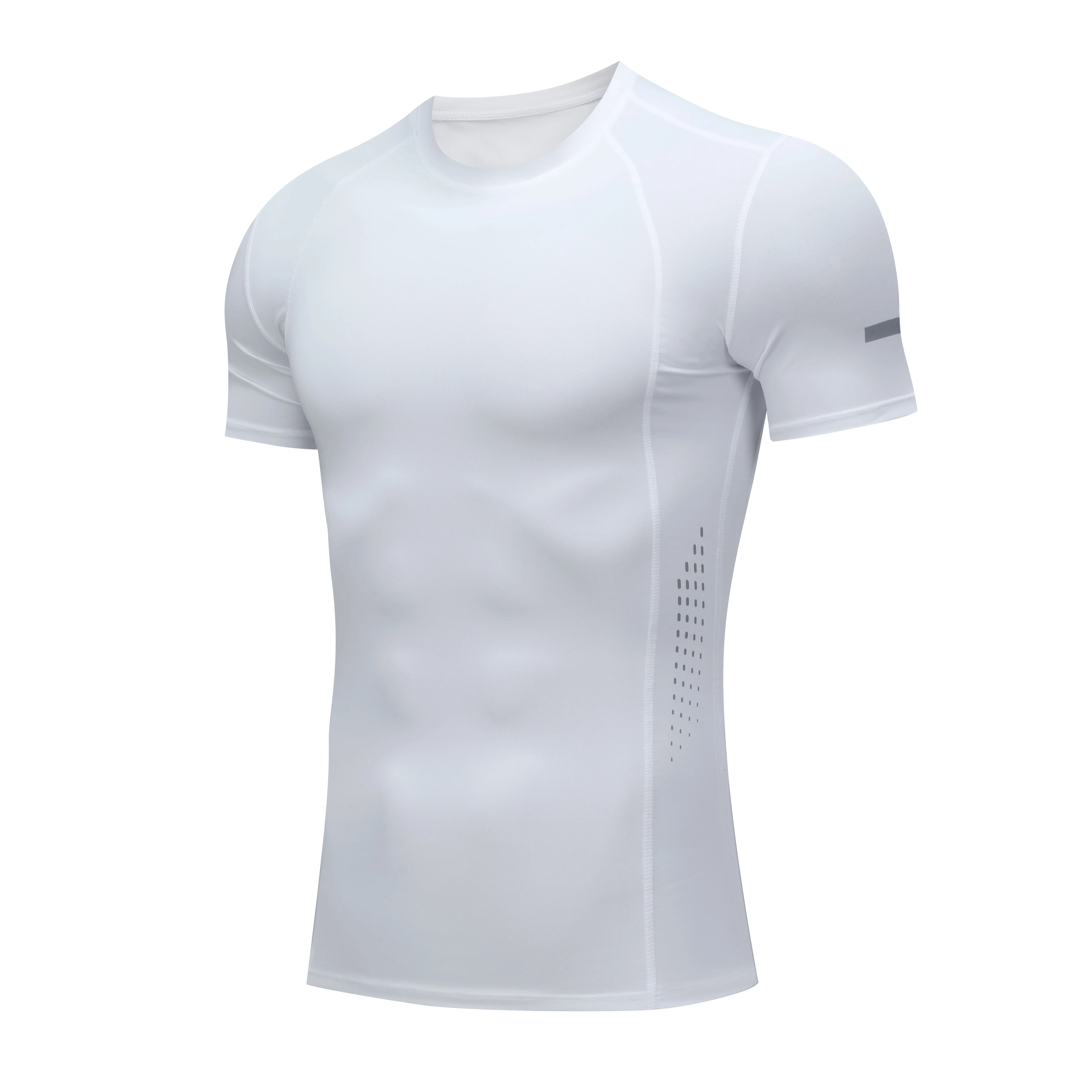 JINQI Custom logo men compression sports gym running  quick dry bike base layer fitness elastic soft comfortable tights