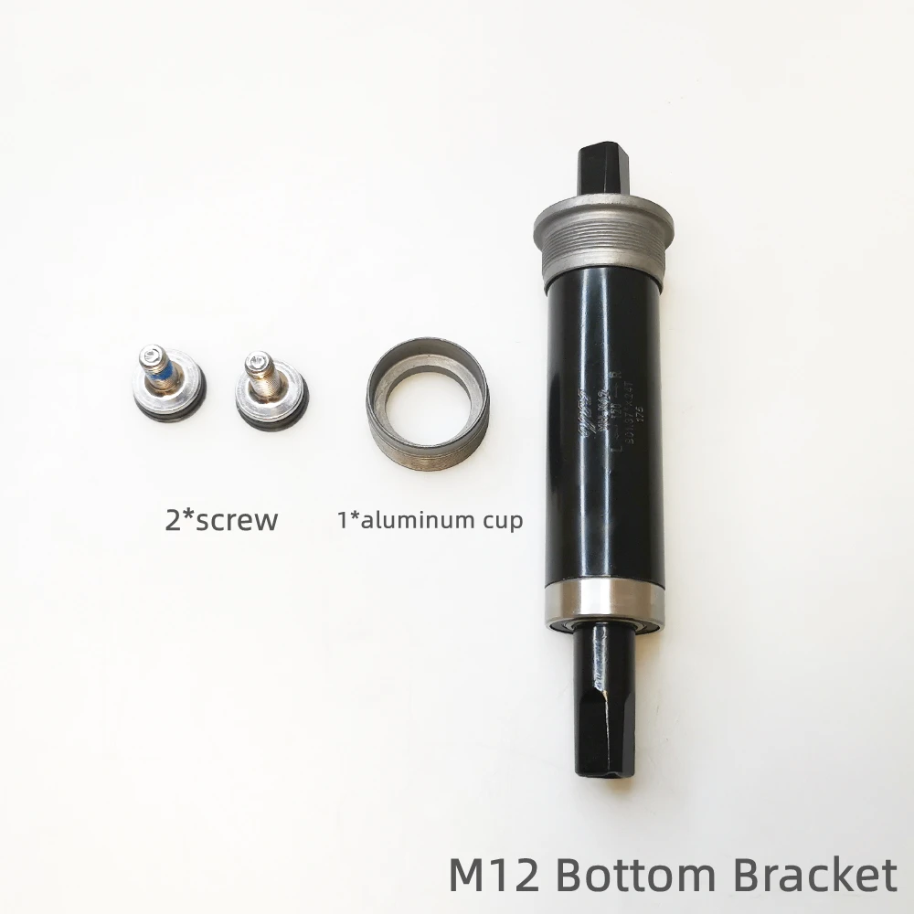 M12 sealed bearing bottom bracket 6061 aluminum 120 mm width bottom bracket