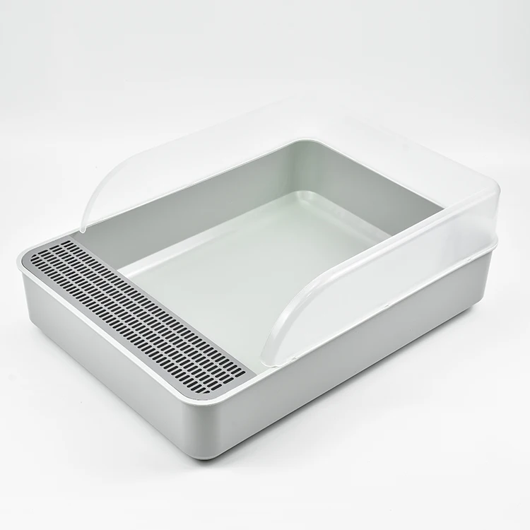 
Indoor bedpan litter box semi-closed sand basin anti-splash cat pet toilet 