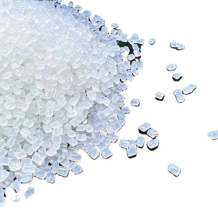 Hdpe Double Wall Corrugate Pipes Raw  granule High Density Polyethylene Resin HDPE pe100 Black resin