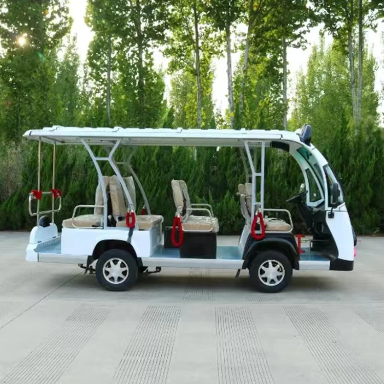 grwa 14 seats electric sightseeing car shuttle bus with ce cartoon sightseeing mini car