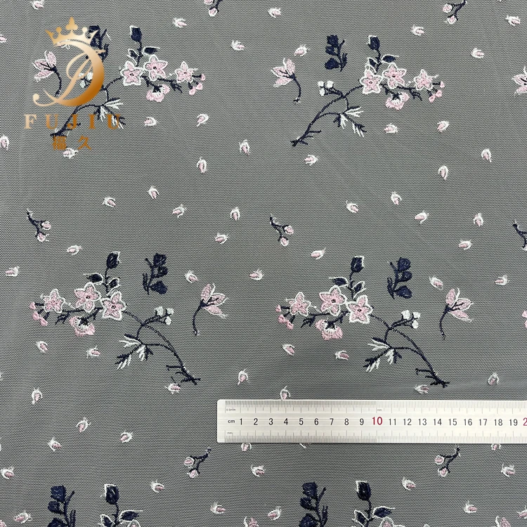 2022 new style textiles tulle fabric sewing embroidery fabric