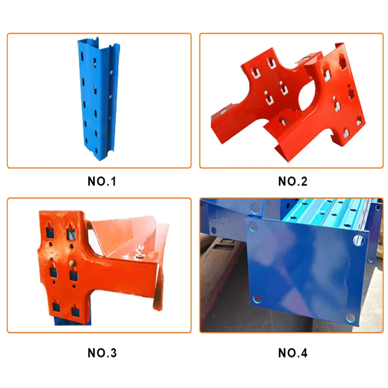 Industrial warehouse storage drive-in pallet rack shuttle racking heavy duty steel plate rack for shelf shelves
