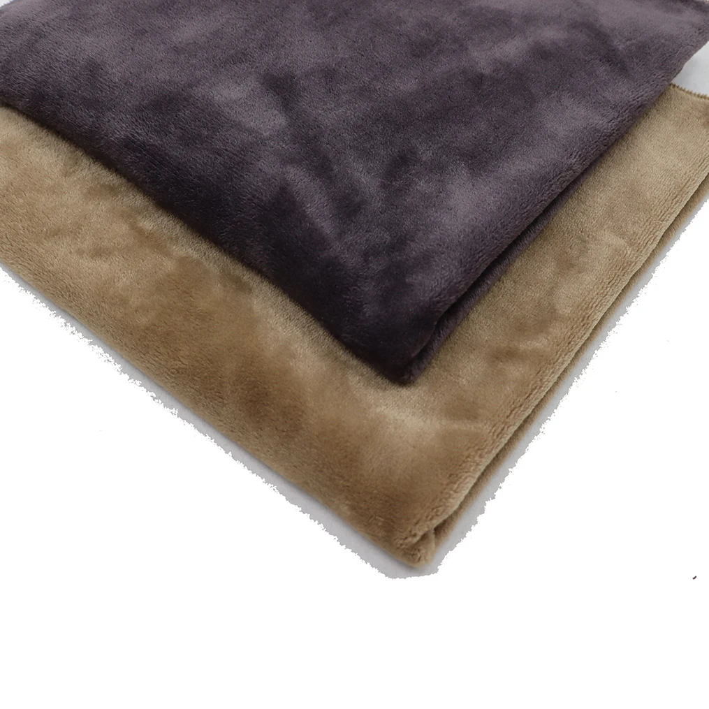 Custom Super Soft passed test Double-Sided Flannel Fleece Fabric for Blanket Baby Pajamas