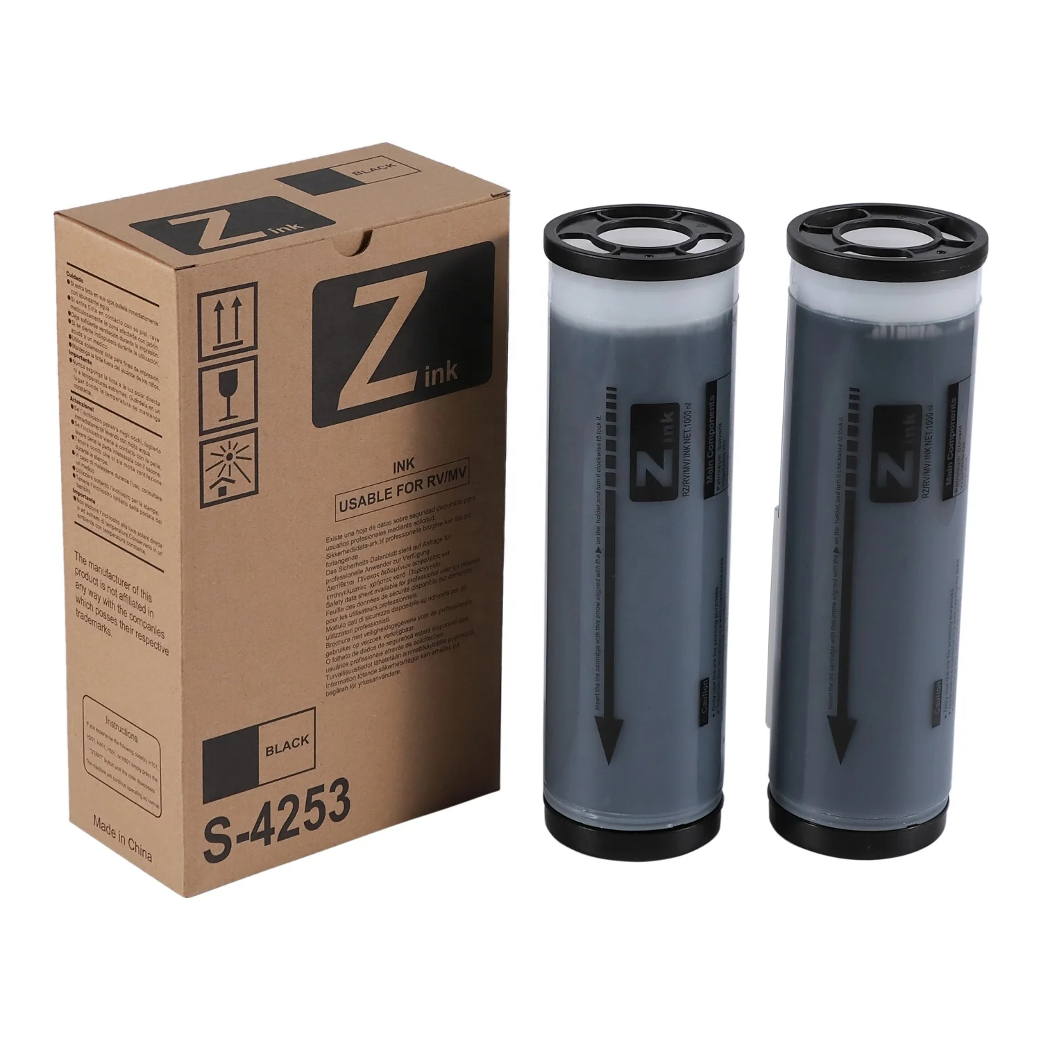 rz ink S-4253 risos ink  printing ink