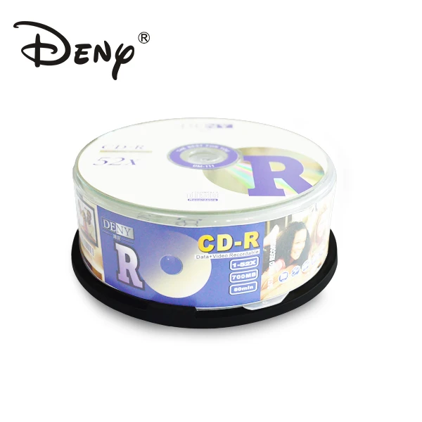 China blank 52x cd-r with printing