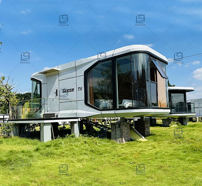 Prefab House Bed Cabin Hotel Container Home Sleep Pod Outdoor Mobile Tiny House Luxury Space Capsule House