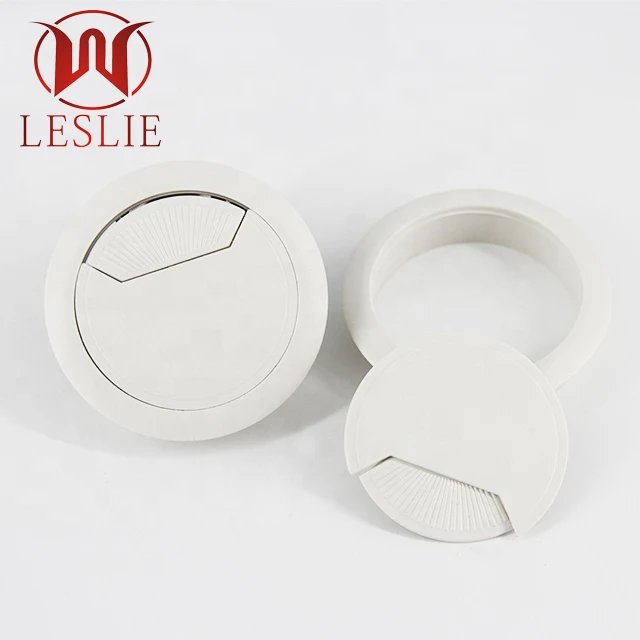 Plastic Cable Grommet Desk Table Hole Cover Computer Cable Wire Management Office Plastic Glides 50mm DF-8160P
