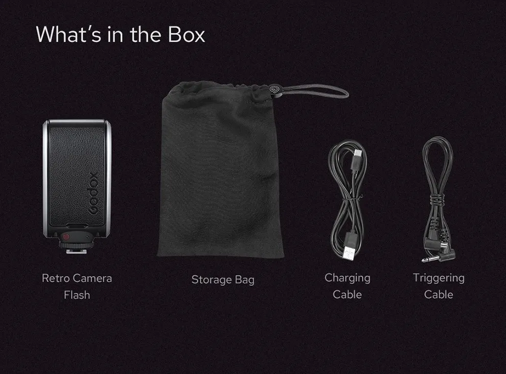 Godox GN14 Lux Senior Retro Camera Flash Light 7 Levels Speedlite Universal for Canon Sony Nikon Fuji Olympus Photography Camera