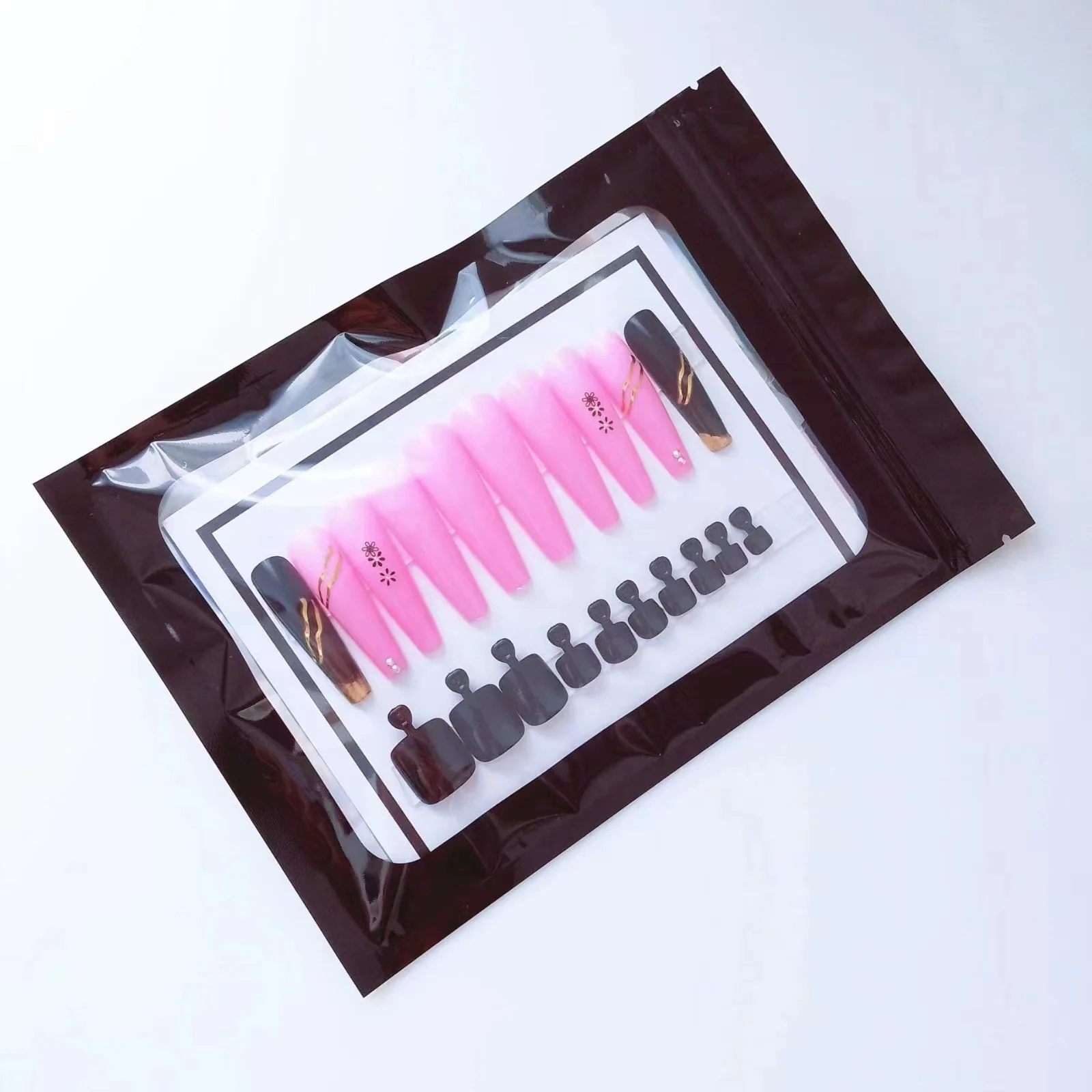 Хит продаж 2023, накладные ногти, привлекательные искусственные ногти для макияжа