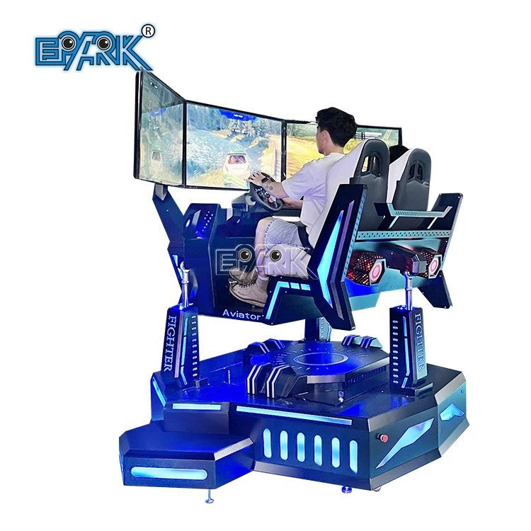2023 Hot Sale Video Car Racing Motion Platform Racing Simulator Vr 9d Arcade Coin Operated Driving Vr Game Machine