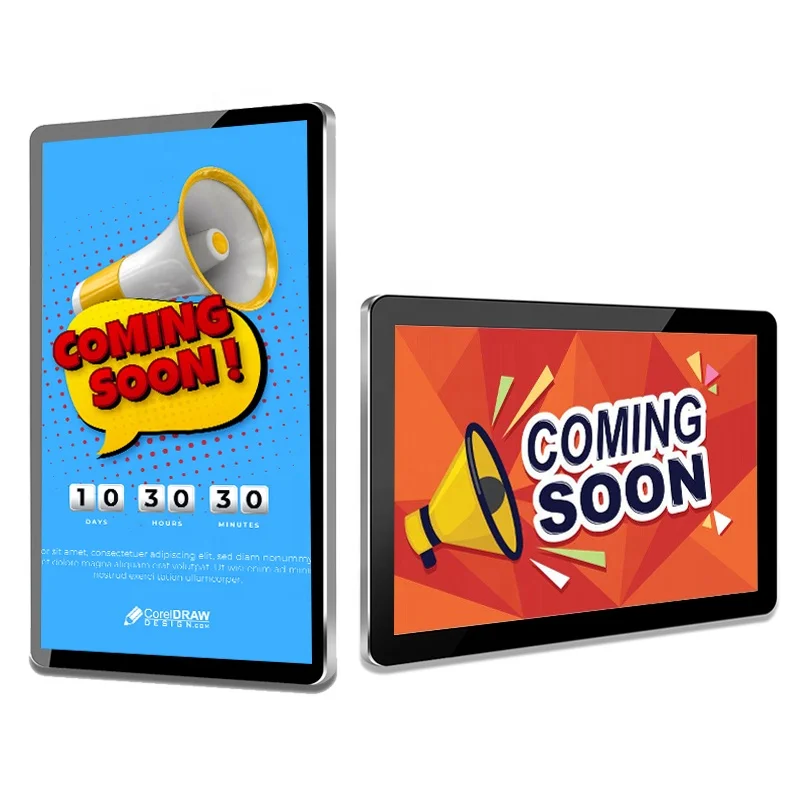 Small Size Hot Sale LCD Advertising Screen 32 inch Indoor Display Wall Screen Bus Media Player Signage Digital Advertise Players