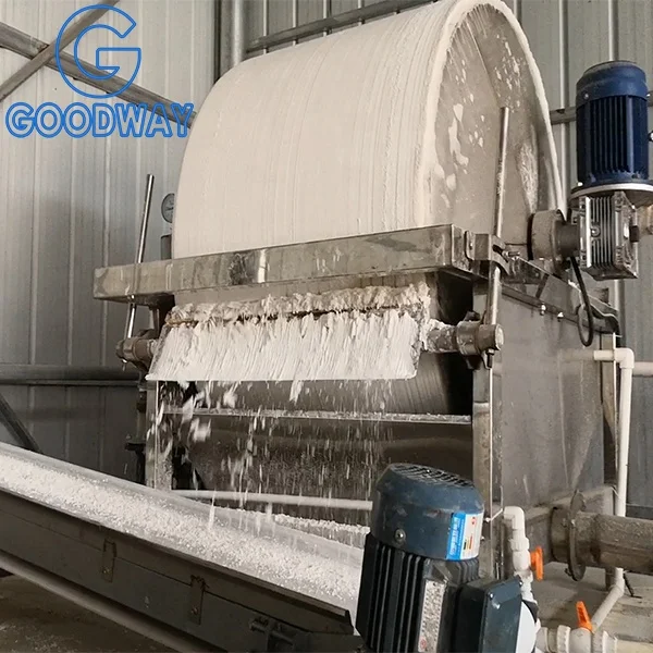 300-2000kg/h Tapioca Starch Flour Making Machine Cassava Starch Processing Line