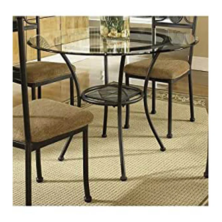 10mm 12mm Round Tempered Glass Dining Table