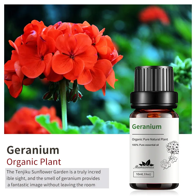 10ml Premium Grade Natural Organic Essential Oils Jasmine Fragrance Family Skin Care Aroma Massage Bulk Pure Oils 0.33oz