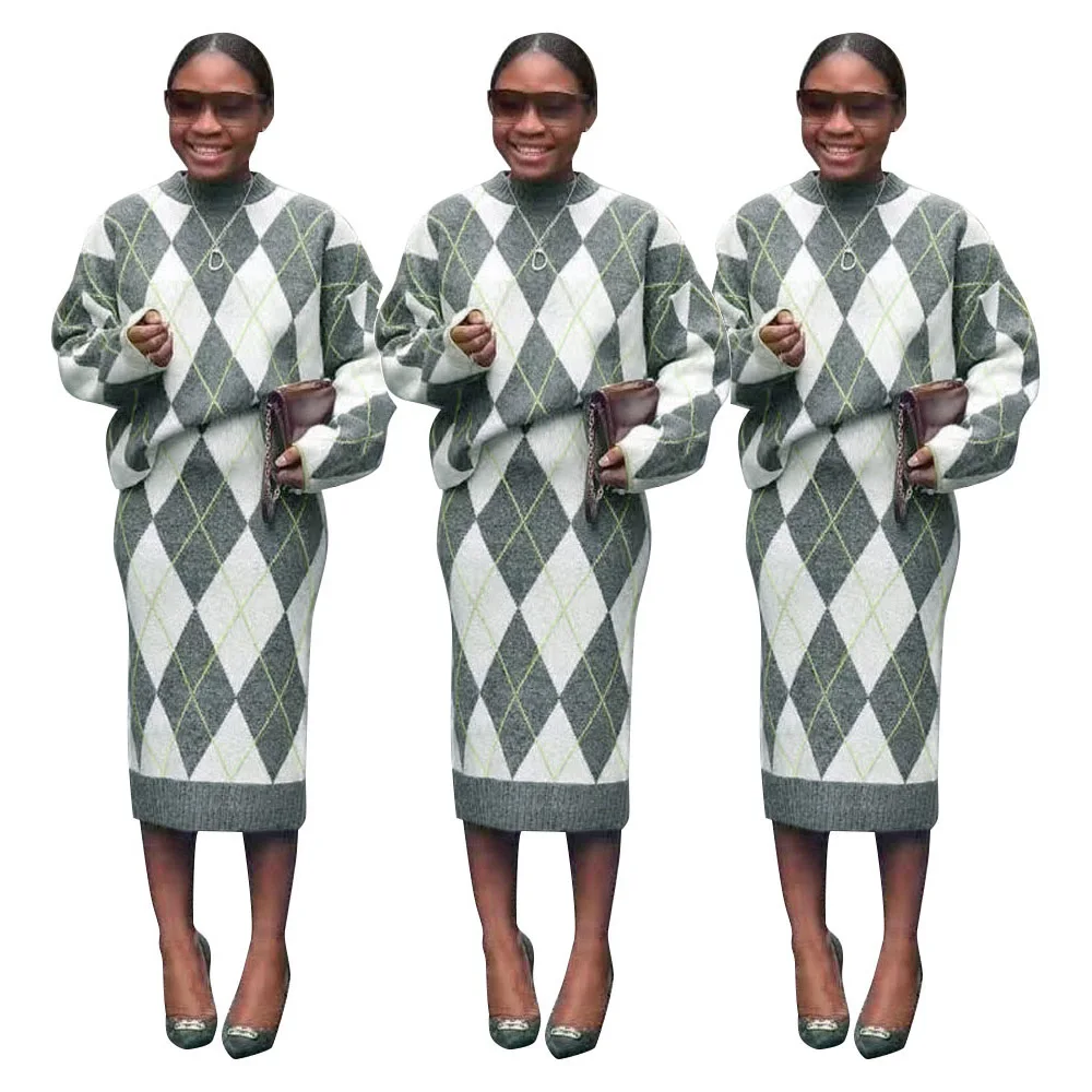 2020 wool dress women MOQ 1PC wool dress New winter dress