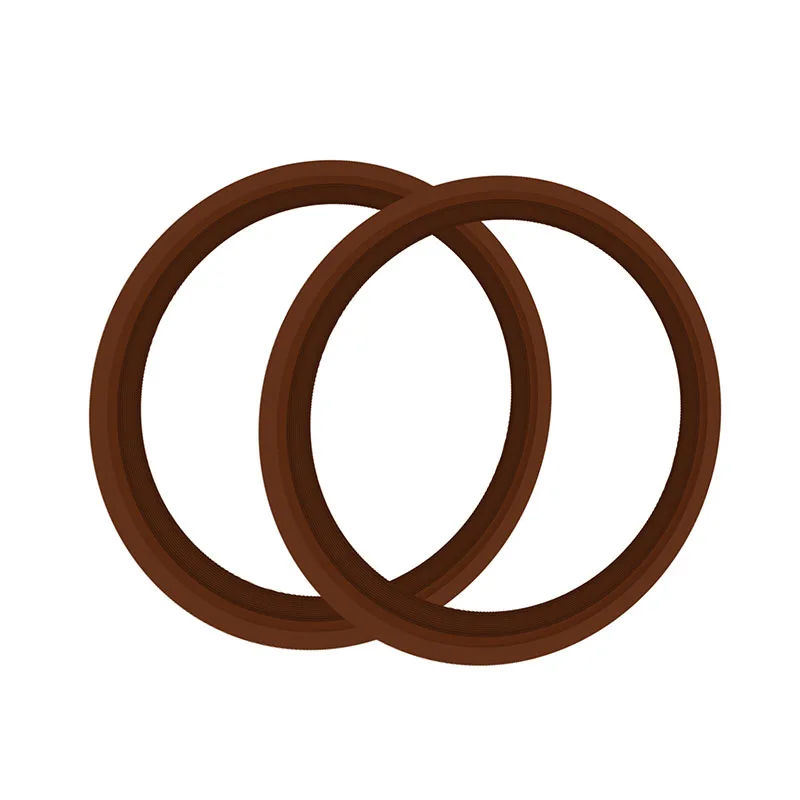 Customized PTFE filled graphite gasket etched modified PTFE sealing gasket with thread