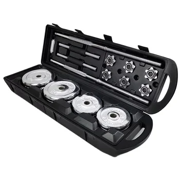 20kg dumbbells Gym Equipment Fitness Exercise Gift Packaging Cheap Electroplating adjustable Cast Iron Set Dumbbell