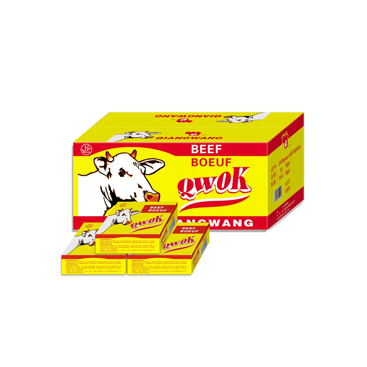 5g/tablet beef bouillon cube