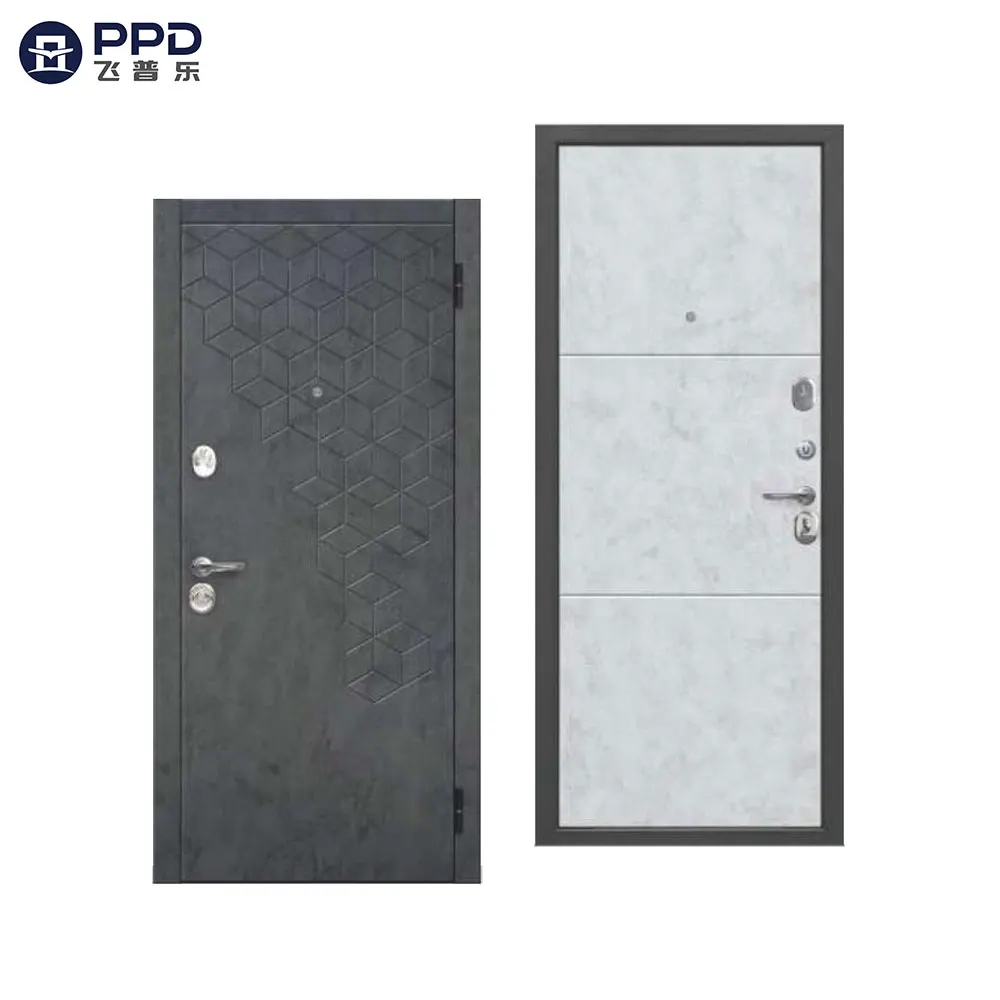 Widely Used Russian Steel Door Bullet Proof Exterior Main Gate Iron Doors Simple Residential External Metal Door