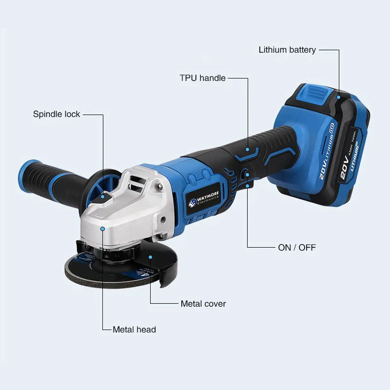 Manufacturer Electric Angle Grinder High Voltage Angle Grinder Machine China