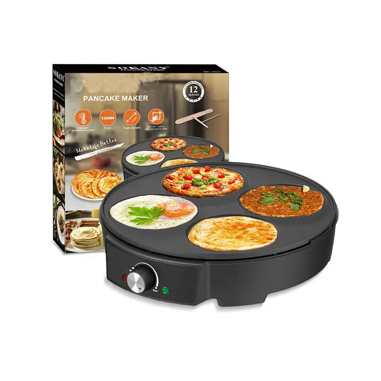 Home breakfast non-stick pancake machine Multi-functional non-stick coating electric pancake machine