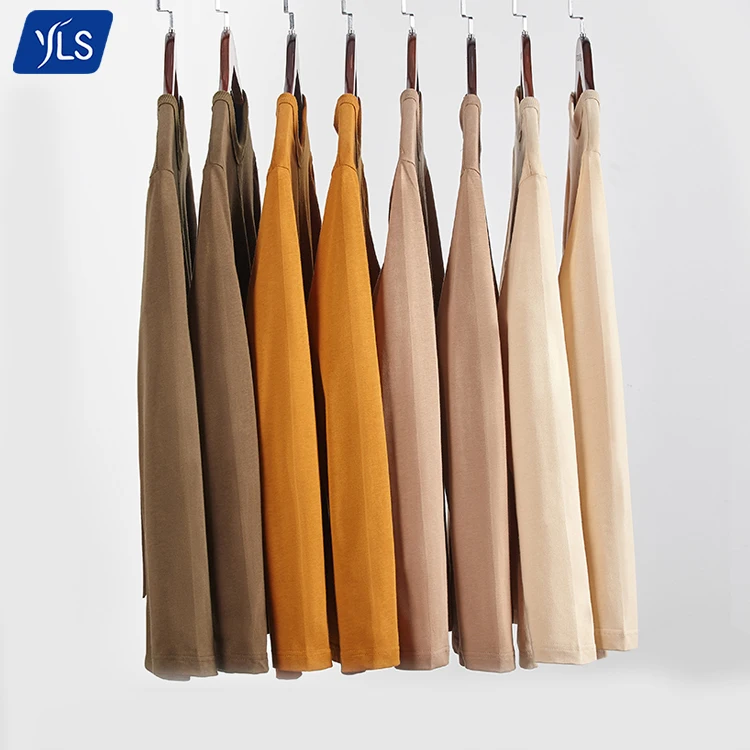 YLS Men Casual O-neck Long Sleeved Mens Tshirts New Autumn Solid Color Long Sleeve T Shirt Men 100% Cotton