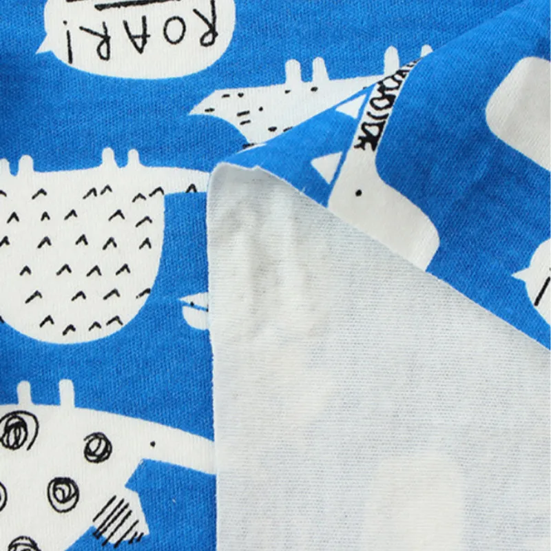 
40S 100% Cotton Knit Interlock Baby Garment Sheet Fabric 