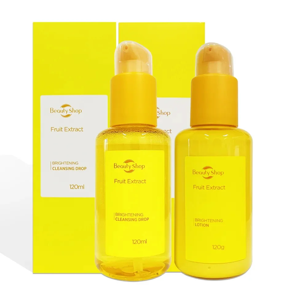 Herbicos Custom Logo Best Skin Care Orange Fruit Facial Cleanser Deep Cleansing Vegan Skin Whitening Cleanser Facial