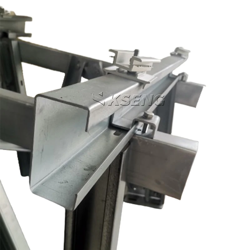 Solar Bracket Customized Mounting Pv Panels Steel C Channel Solar Mounting System