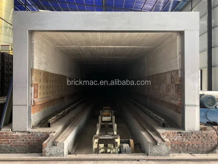 industrial tunnel kilns Natural Gas Combustion System Clay Soil Red Mud Red Earth Mud Soil Bricks Machinery Product