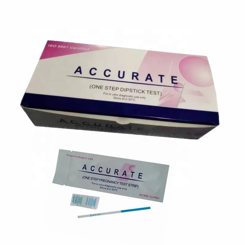 Home HCG rapid one step pregnancy urine self rapid test kit professional medical diagnostic HCG pregnancy quick test strips
