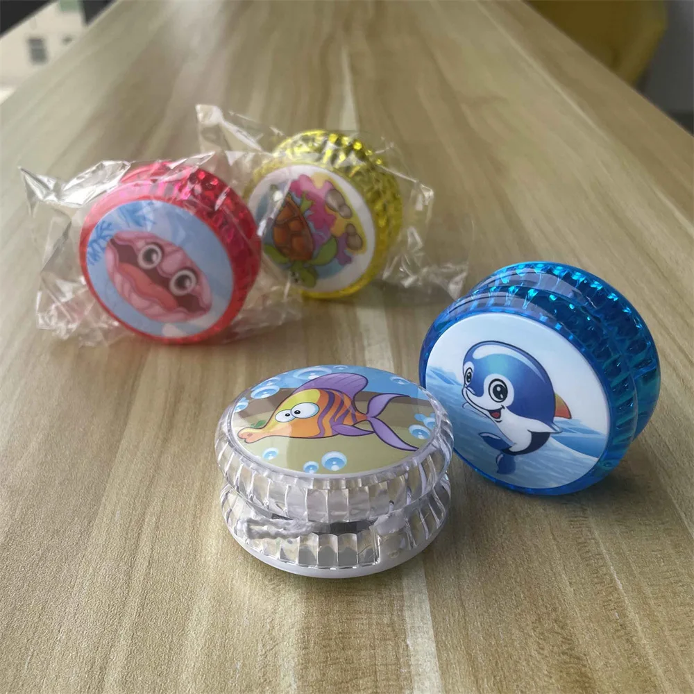 Cheap Yoyo Toy Magic Game Light Up Yoyo With Sti-tch San-rio Pattern Custom Funny Glow In The Dark High Quality Plastic Yoyo