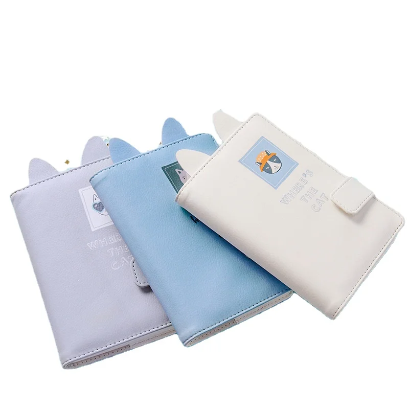 Custom Logo Printing  Pu Leather Soft Cover cute notebook A5 Blank Journal Manufacturer