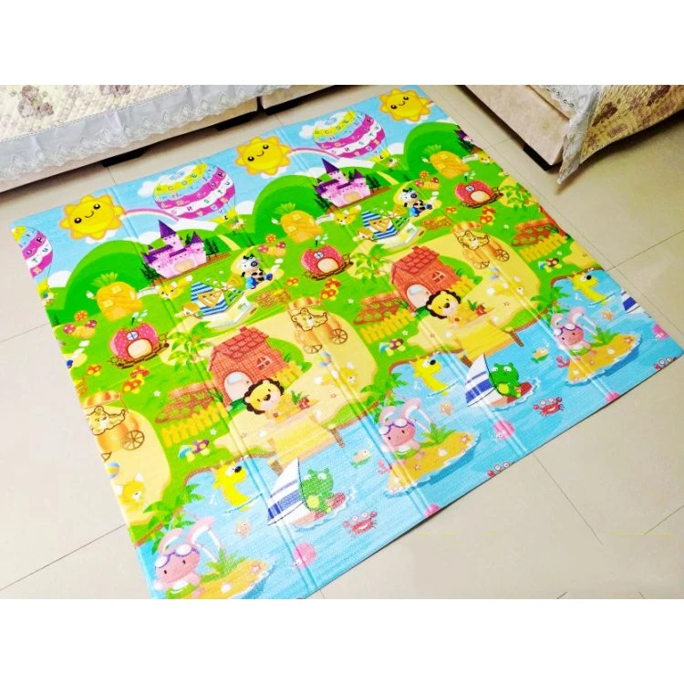 Wholesale waterproof baby play mat nontoxic educational baby tummy time play mat for baby child