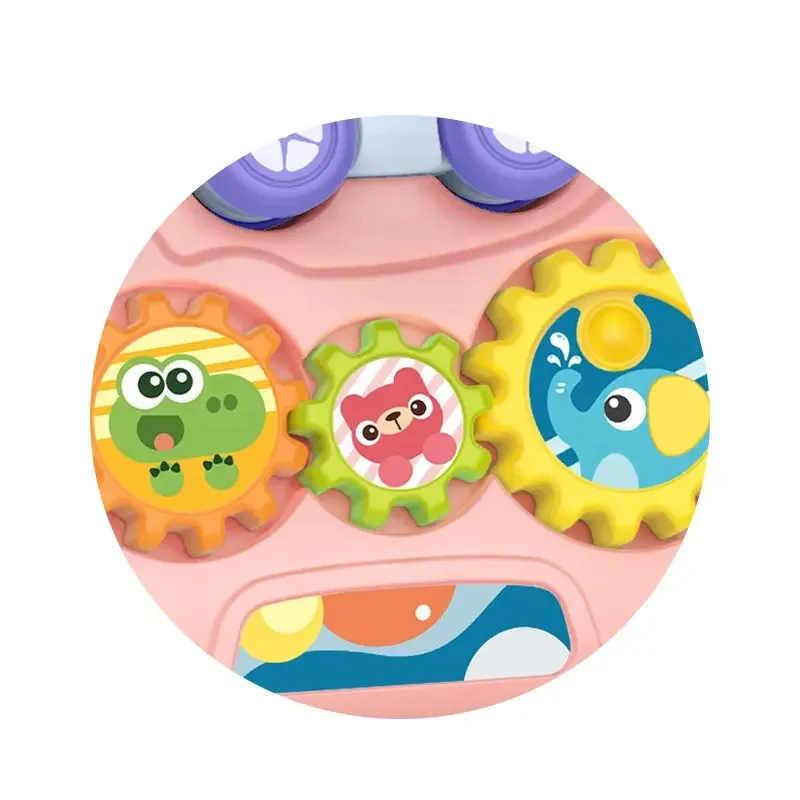 Toys Newborn Baby Learning To Walk Activities Stroller Small Elephant Music Early Educational Fitness Infant Hand Push Walker