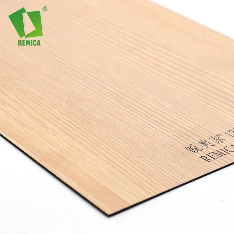 Decorative Materials Factory Wholesales Fireproof Wood Grain HPL Decorative Door Laminated Sheet