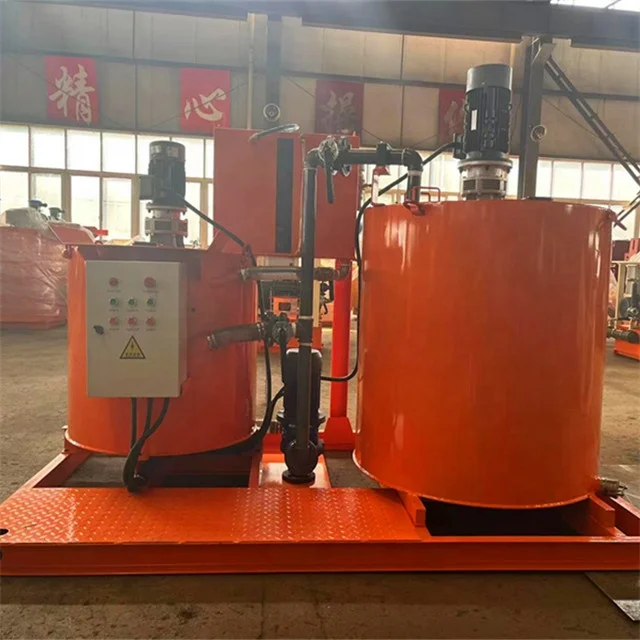 500L tank high shear cement slurry electric colloidal grout mixer machine