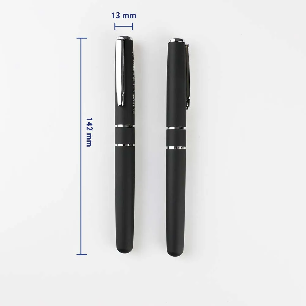 GemFully 2024 new product rubber coated  souvenir pen in display box metal pens with grip and custom logo