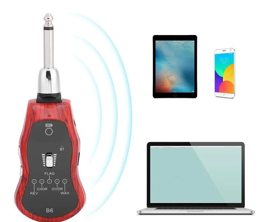 B6 Guitar wireless system transceiver for guitars and electric guitars