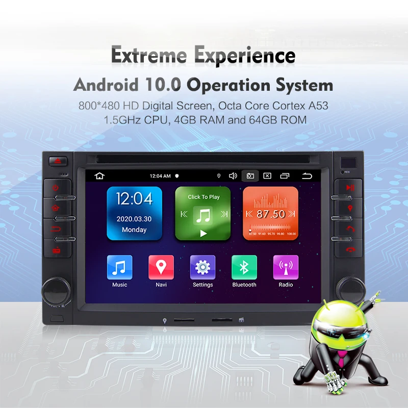 
Ersan Professional Audio Video Android 10 Car Radio Navigation Camera for Sorento Optima Cerato Picanto Ceed Rio 2002 - 2010 